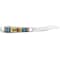 Case Cutlery Embellished Smooth Natural Bone Trapper 6254 S W/Color Wash/Black Definition Velvet Box Cross CAS-38713 - alternate 2